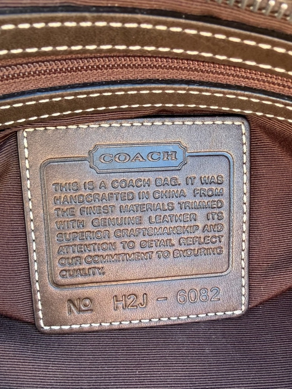 Vintage COACH Signature Slim Shoulder Tote EUCc - Picture 7 of 17